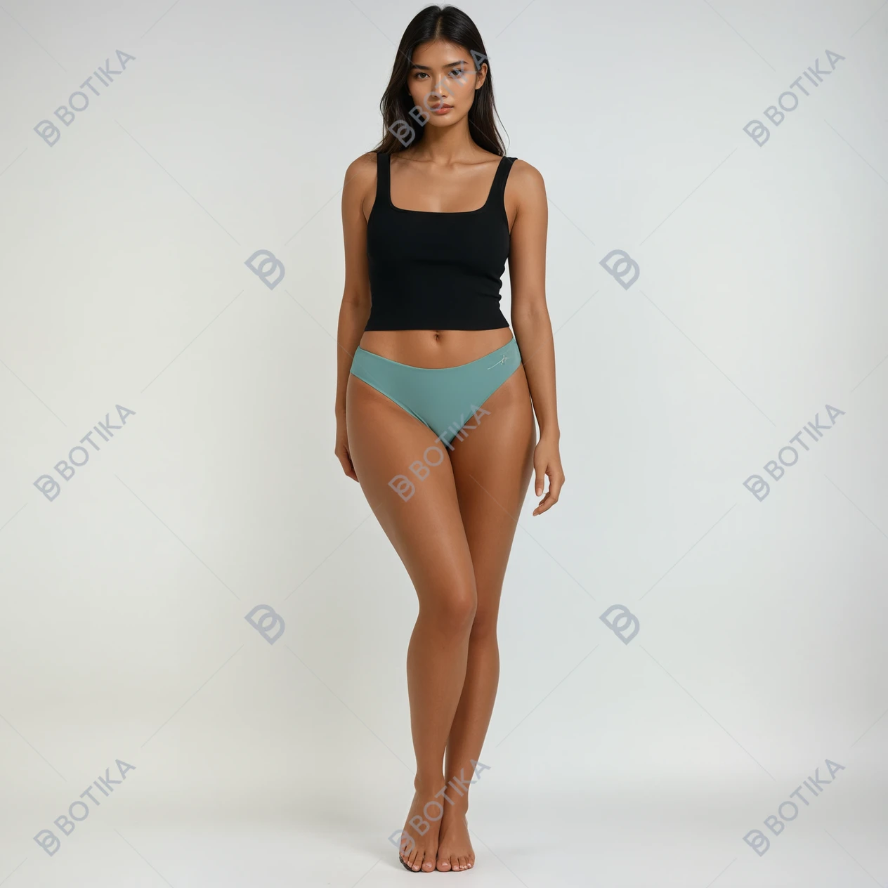 Aura - Seamless Camel Toe Tanga