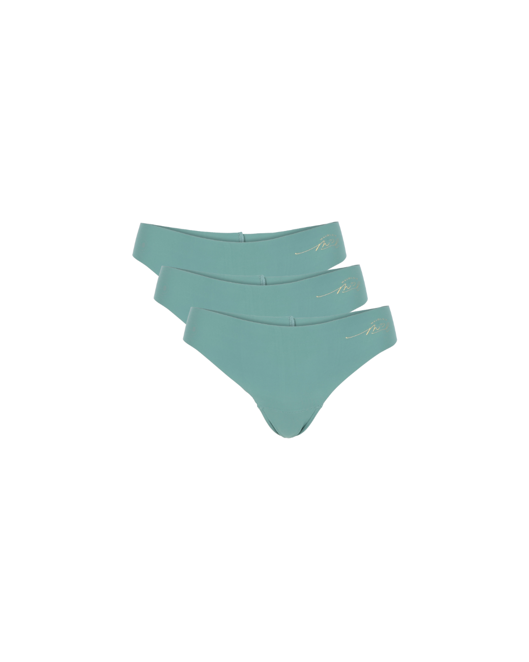 Aura - Seamless Camel Toe Tanga (3er-Set)