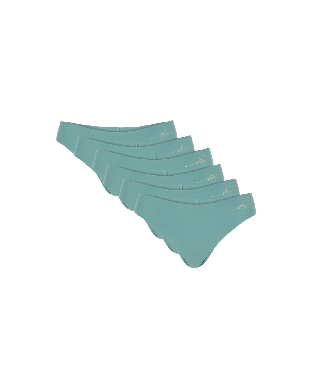 Aura - Seamless Camel Toe Tanga (6er-Set)