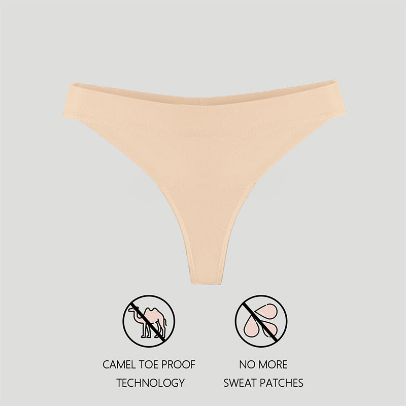 Luna - Comfort Tanga mit integriertem Cameltoe-Schutz