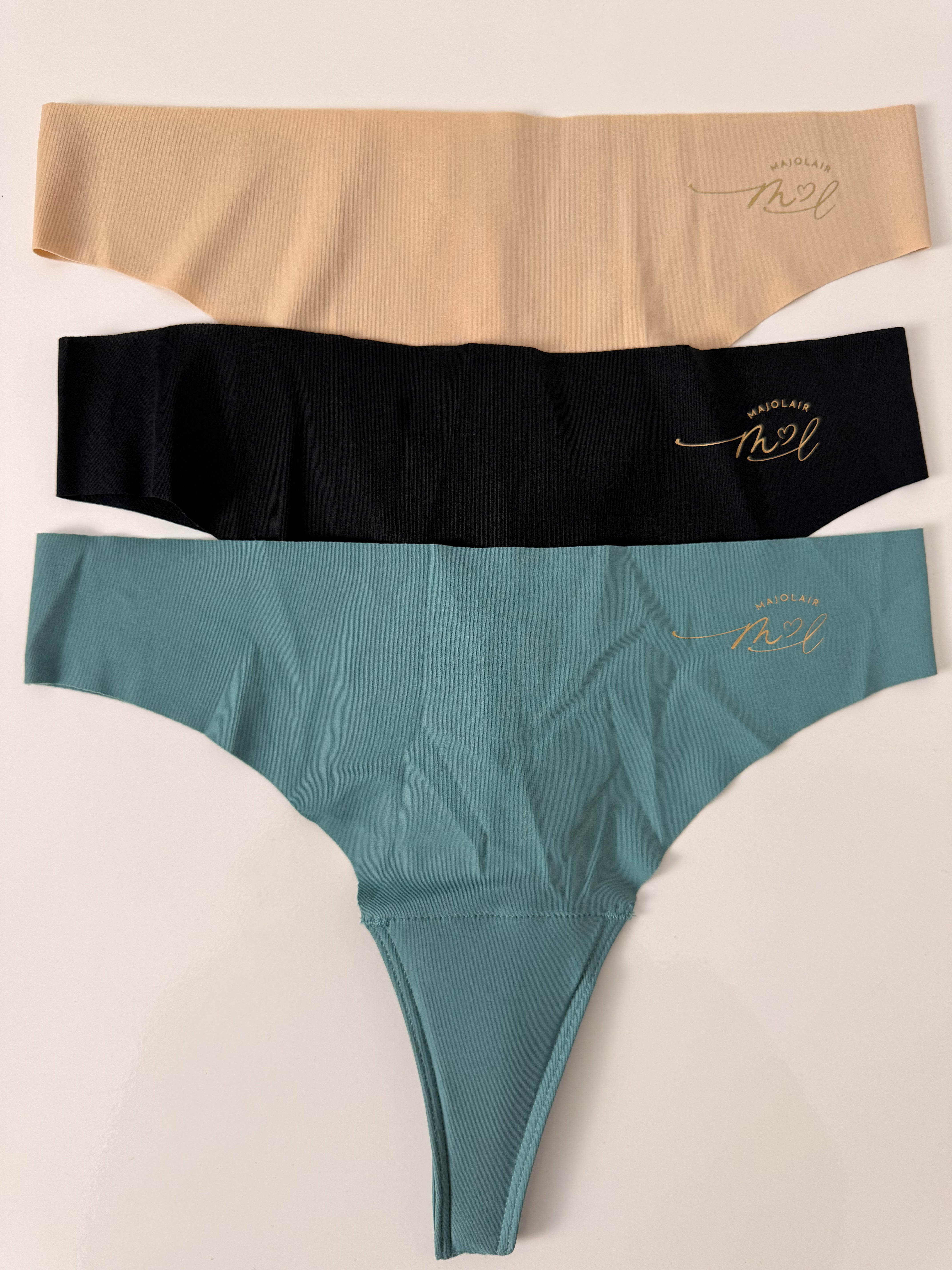 Aura - Seamless Camel Toe Tanga