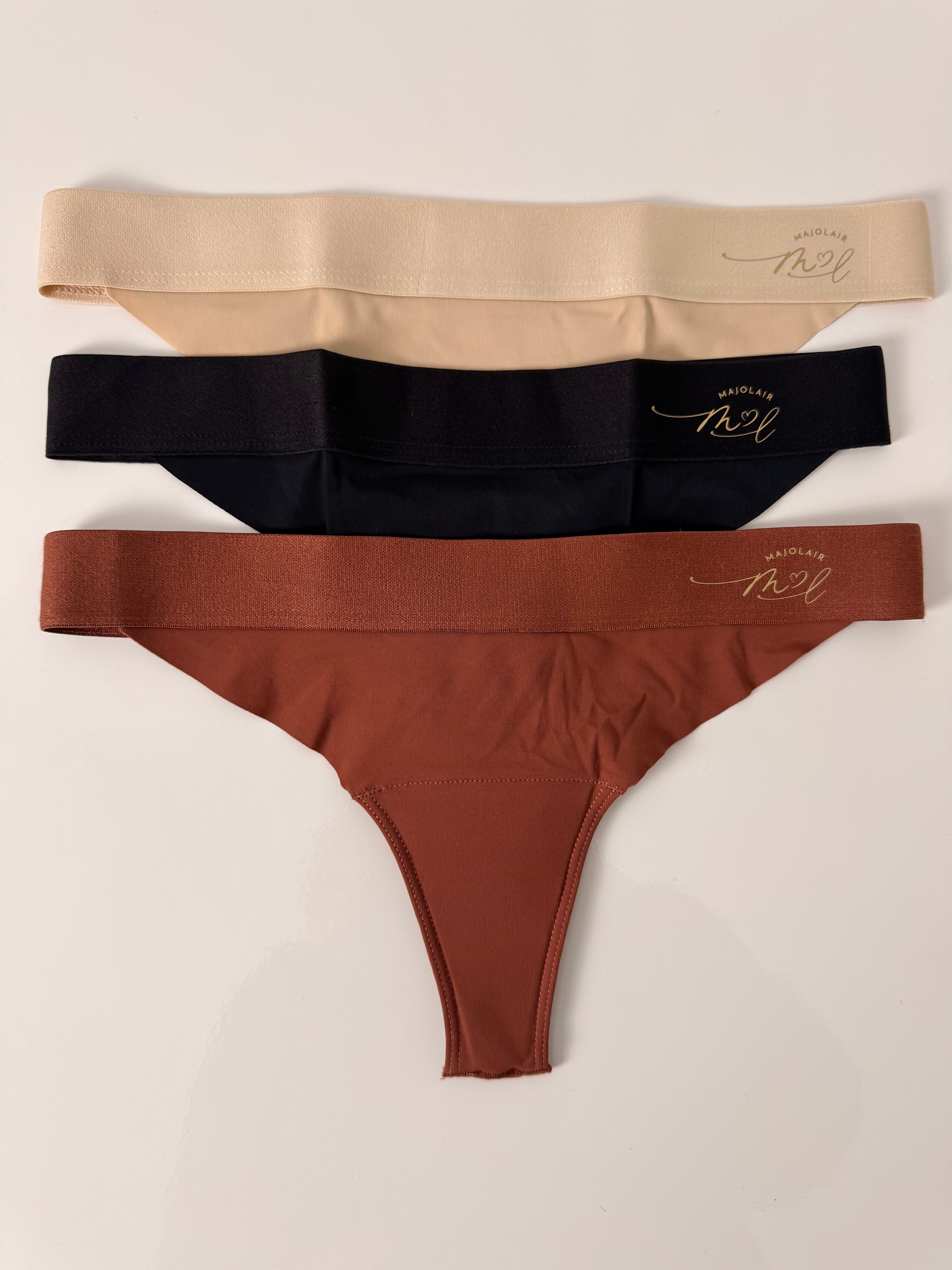 Luna - Comfort Tanga mit integriertem Cameltoe-Schutz