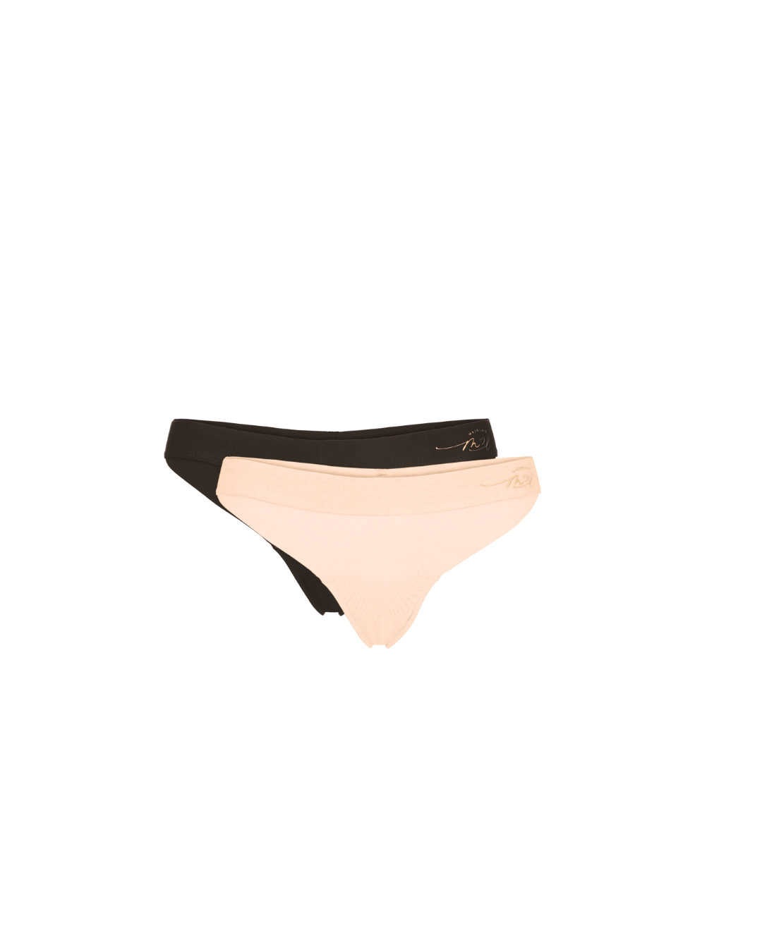 Luna - Comfort Tanga mit integriertem Cameltoe-Schutz (2er-Set)