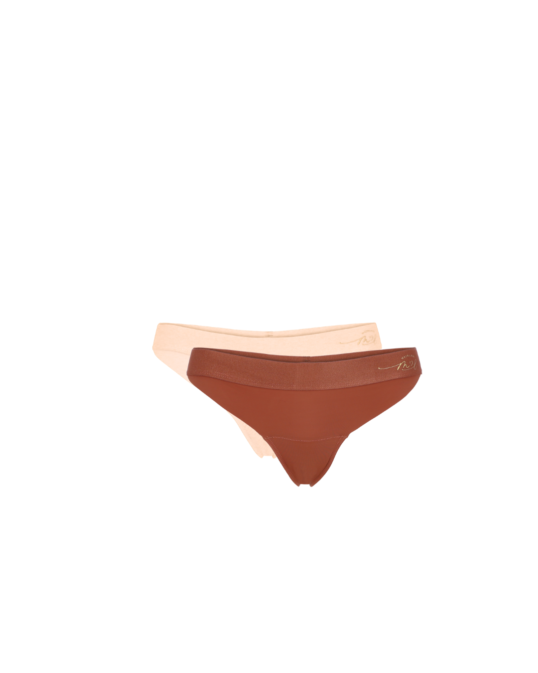 Luna - Comfort Tanga mit integriertem Cameltoe-Schutz (2er-Set)
