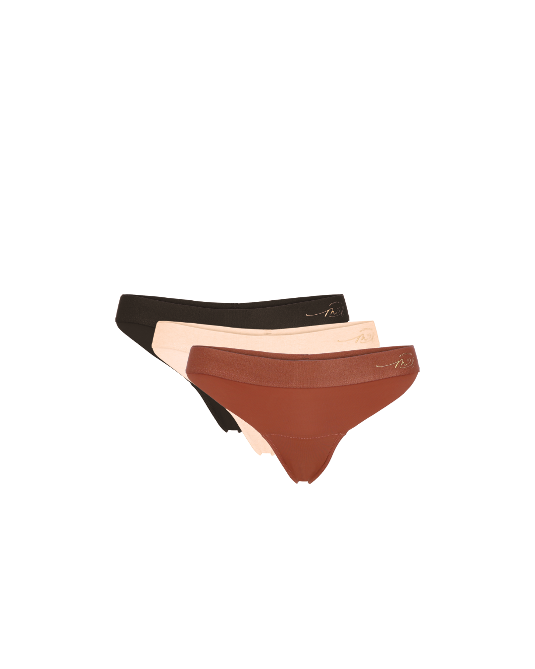 Luna - Comfort Tanga mit integriertem Cameltoe-Schutz (3er-Set)