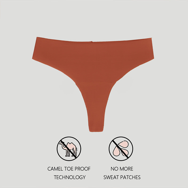 Aura - Seamless Camel Toe Tanga